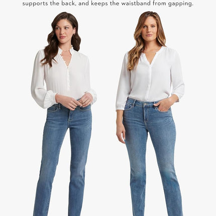 NYDJ Women's Marilyn Straight Jeans, Heyburn Wash, 00 Petite