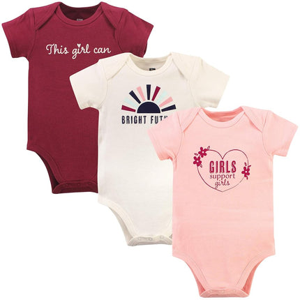 Hudson Baby Baby Boy's Cotton Bodysuits, Bright Future, 9-12 Months