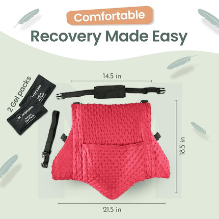 MOYOAMA Hysterectomy Pillow Post Surgery for Hysterectomy Recovery Must Haves- Surgery Pillow for Abdomen, Abdominal Pillow Post Surgery, Abdominal Surgery Recovery Pillow for Hysterectomy Gifts