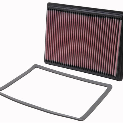 K&N Engine Air Filter: High Performance, Premium, Washable, Panel Filter: 1991-2005 (LeSabre, 88, 98, LSS, Bonneville, DeVille, Eldorado, Seville), 33-2086