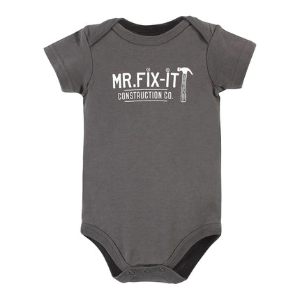 Hudson Baby Unisex Baby Cotton Bodysuits, Little Explorer, 12-18 Months