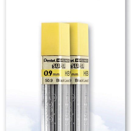 Hi-Polymer Lead, .9mm, 12/TB, 2 TB/PK