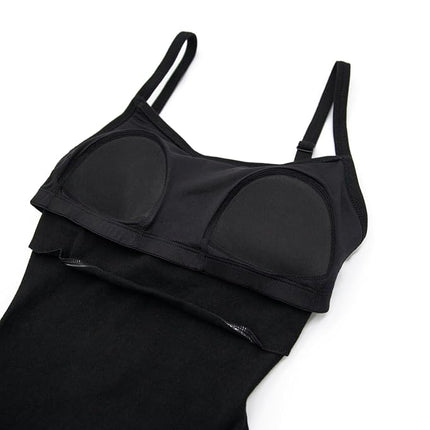 Capezio Women's CC110 Camisole Leotard W/Bratek, Black, S