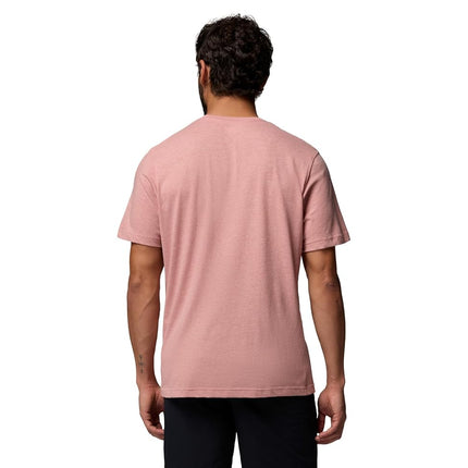 Columbia Men's Thistletown Hills Short Sleeve, Washed Red/Heather, XS