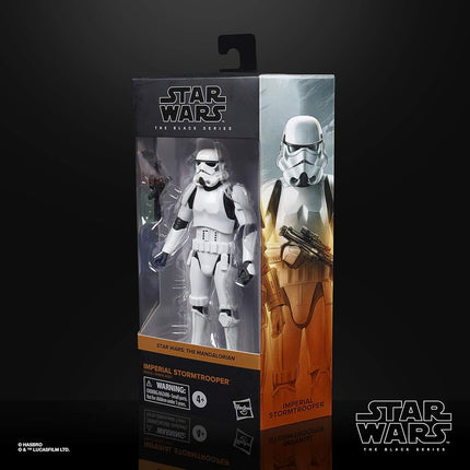 Star Wars The Black Series Imperial Stormtrooper Toy 6-Inch Scale The Mandalorian Collectible Action Figure, Children From 4 Years Old