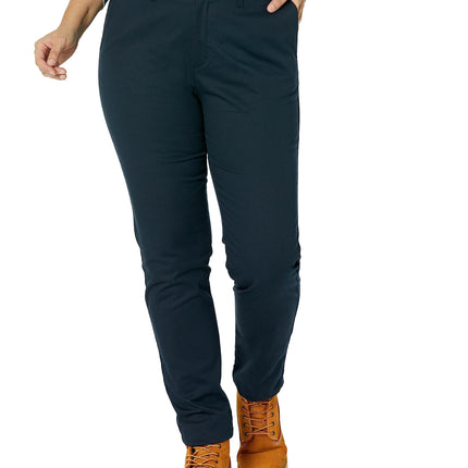 Dickies Women's Plus Skinny Twill Pants, Rinsed Da
