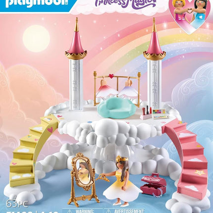 Playmobil 71408 Rainbow Castle: Dressing Room Cloud, FAiry-Tale Magical World, Fun Imaginative Role Play, PlaySets Suitable for Children Ages 4+