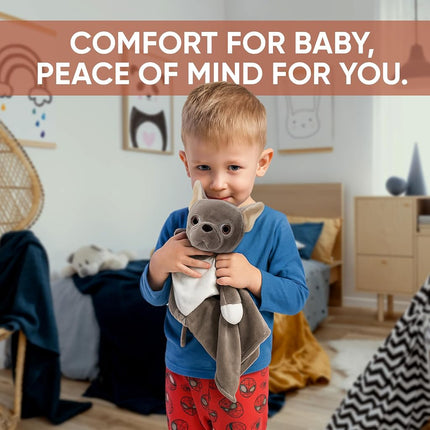 Love By Emi Musical Baby Comforter - White Noise & Lullaby - Calms Fussy Babies, Reduces Night Wakeups & Helps Toddlers Sleep Longer – Proven Sleep Aid for Parents - Machine Washable, Newborn Gift