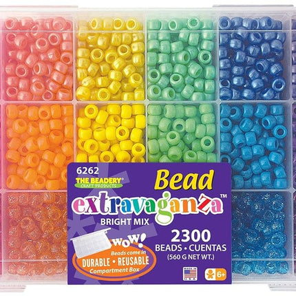 Beadery B6262 The Sparkles Pony Bead Box - Approxi