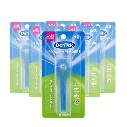 DenTek Floss Threaders | For Braces, Bridges, and 