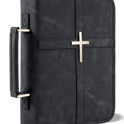 Vegan Leather Bible Cover for Men & Women, Bible C