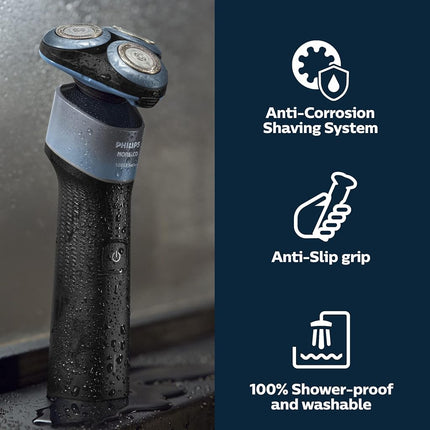 Philips Norelco Exclusive Shaver 5000X, Rechargeable Wet & Dry Shaver with Precision Trimmer and Storage Pouch, X5006/85