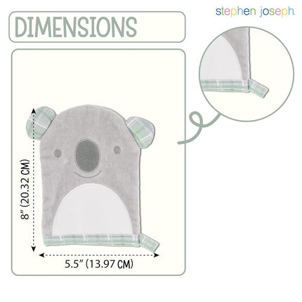 Stephen Joseph Bath Mitts, Unicorn