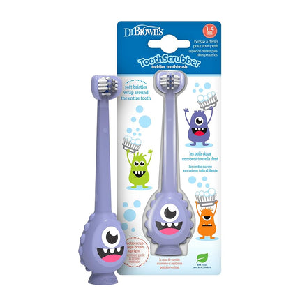 Dr. Brown’s ToothScrubber Toddler Monster Purple
