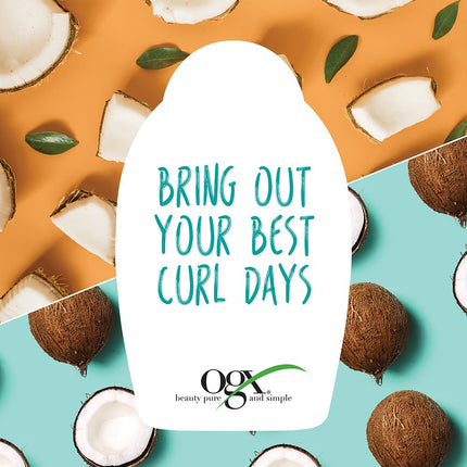 OGX Quenching Plus Coconut Curls Styling Products, 6 Count