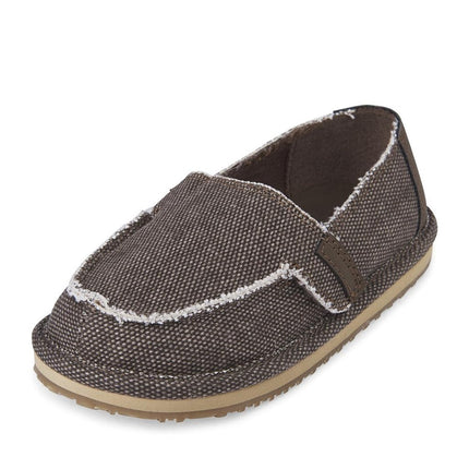 The Children's Place Pantufla sin cordones para niño, color café, TDDLR 9 mediano EE.UU. Bebé