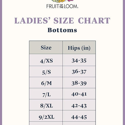 Fruit of the Loom Women's No Show Seamless Underwear, Amazing Stretch & No Panty Lines, Available in Plus Size Briefs, Assorted, L (Pack of 6)
