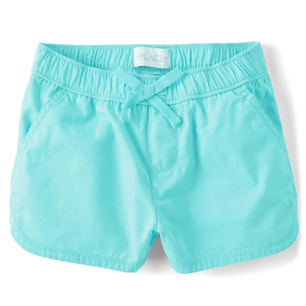 The Children's Place Short en twill à enfiler pour filles, Softmarine, 16