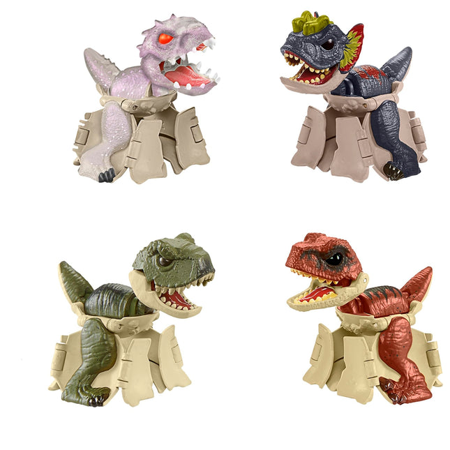 Jurassic World 4-Pack Egg to Dinosaur Transforming