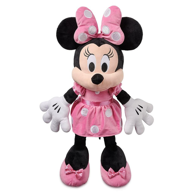 Disney Store Official Minnie Mouse Plush, Pink Dress, Large 21 ¼ Inches, Disney Stuffed Animals, Soft and Cuddly Toy, Plushies for Kids and Fans, Suitable for All