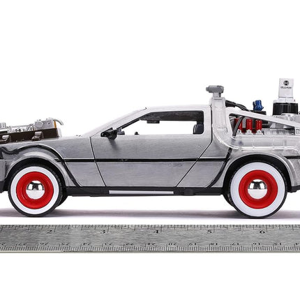Jada Back to The Future Part III 1:24 Time Machine Die-cast Car Toy