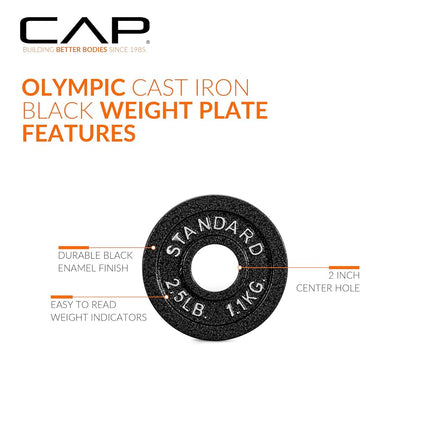 CAP Barbell 2-Inch Olympic Grip Plate | Multiple Sizes