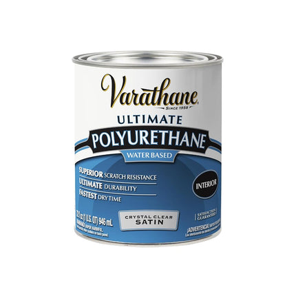 Varathane 200241H Water-Based Poleurethane, Satin 