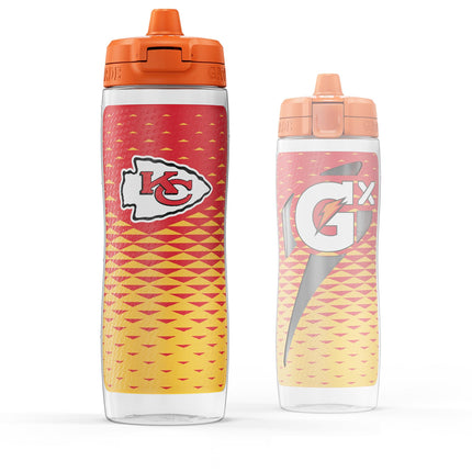 Gatorade Gx NFL Non-Slip Squeeze Bottles, 30 fl oz