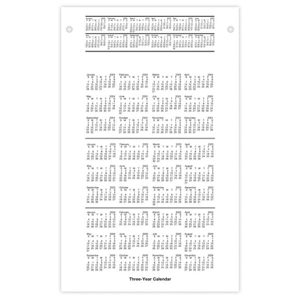 AT-A-GLANCE 2025 Desk Calendar Refill, Daily, Desk Pad Refill, 5" x 8", Large, Style (E4585025)