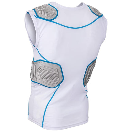 Camiseta de compresión de fútbol CHAMPRO Bull Rush para hombre con almohadillas integradas