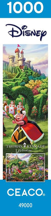 Ceaco - Thomas Kinkade - Disney - Queen of Hearts - 1000 Piece Jigsaw Puzzle