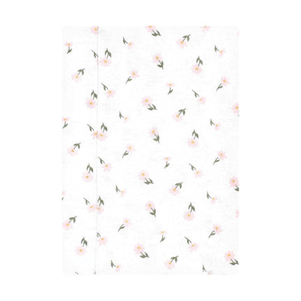 Hudson Baby Unisex Baby Cotton Flannel Burp Cloths, Sage Floral, One Size