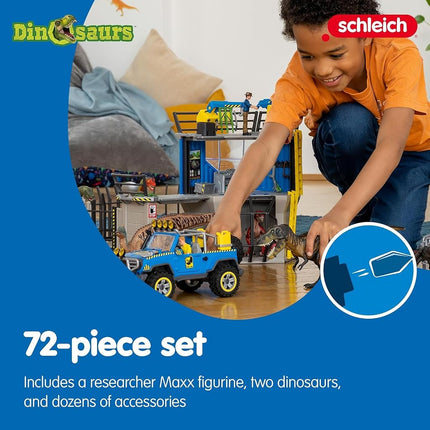 Schleich Dinosaurs - 72Pc Large Dino Research Station - Kids 4+ | 41462