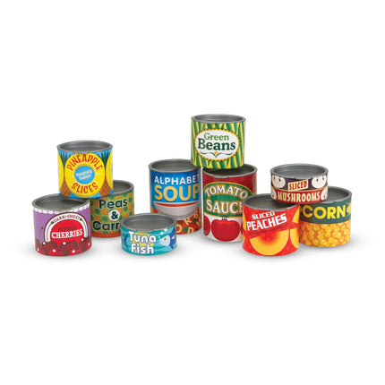 Melissa & Doug Let's Play House! Grocery Cans Play