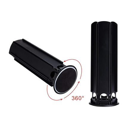 FlagShip Pod Holder for Nespresso Capsule Holder Vertuoline Stand for 50+ Nespresso Vertuo Pod Storage Carousel Small Coffee Pod Organizer, Black Metal