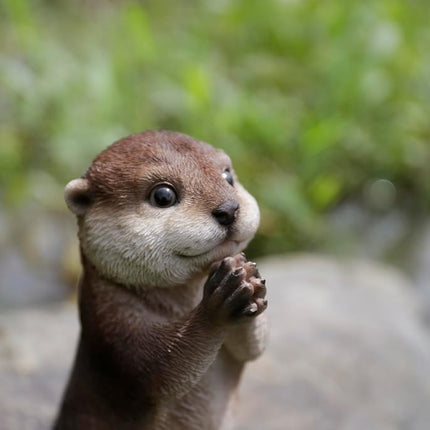 Hi-Line Gift Ltd. Otter Praying Statue