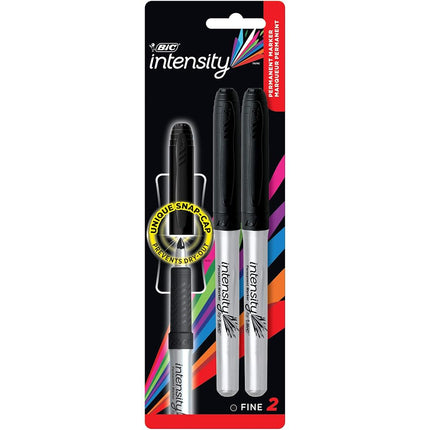 BIC Mark-It Fine Blk 2pk