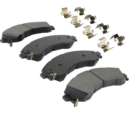 QUALITY-BUILT Premium Semi-Metallic Front Brake Pads (1001-2404M) Compatible with 2021-2024 Chevrolet/GMC (Express 2500/Express 3500/Express 4500/Savana 2500/Savana 3500/Savana 4500)