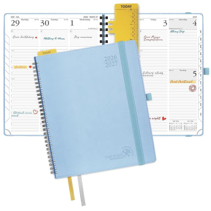 POPRUN Planner 2026-2027 (Large - 8.5'' x 10.5'') 