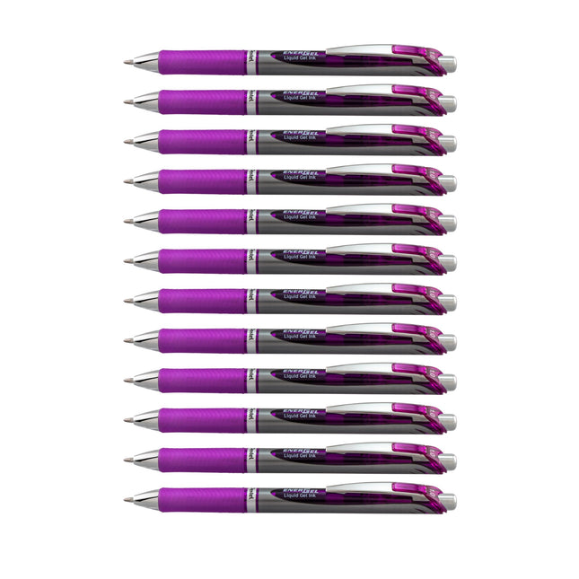 EnerGel XM Retractable, 1.0mm Tip, Violet ink, Pac