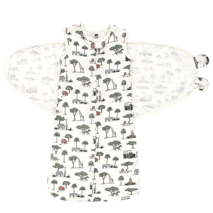 Gigoteuse convertible pour bébé unisexe Hudson Baby, motifs safari, 0-3 mois
