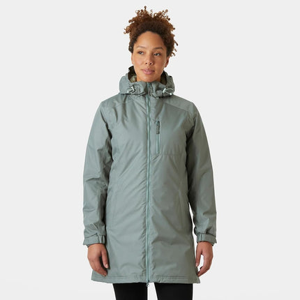 Helly Hansen Women's W Long Belfast Winter Jacket, Grey Cactus, S
