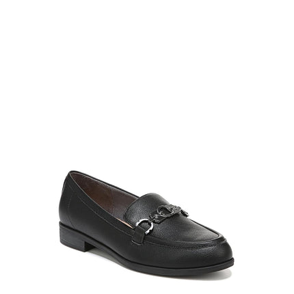 Dr. Scholl's Shoes Women's Rate Adorn Loafer, Black Smooth, 7.5 UK
