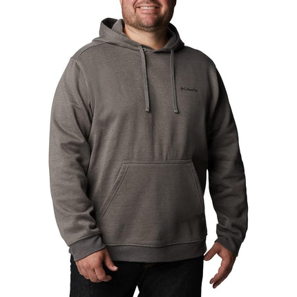 Columbia Men's Trek Hoodie, Charcoal Heather/CSC Sleeve Logo, 3X