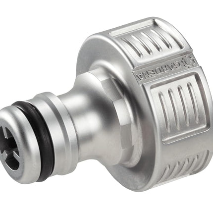 Gardena Premium Tap Connector, 26.5 mm (G 3/4 inch): Adapter for taps, Frost-Resistant, Packaged (18241-20)