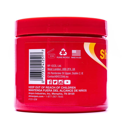 Ampro Shine-n-Jam Magic Fingers Gel for Braids - Provides Firm Hold with Non-Greasy Shine - Strengthens Hair with Silk Proteins - Works on Any Hair Texture to Create Multiple Styles - 454 g