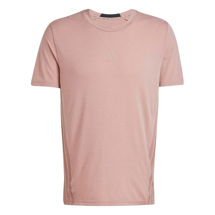 Adidas Mens Designed for Training 3-Stripes T-Shirt, Warm Clay, XXL