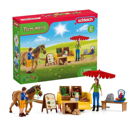 Schleich Farm World - 39Pc Sunny Day Mobile Farm S