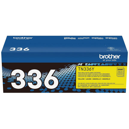 Tóner y cartucho láser Brother TN-336Y - tóner y cartuchos láser (Tóner, Amarillo, Láser, Brother, HL-L8250CDN, HL-L8350CDW, HL-L8350CDWT, MFC-L8600CDW, MFC-L8850CDW, ISO/IEC 19798)