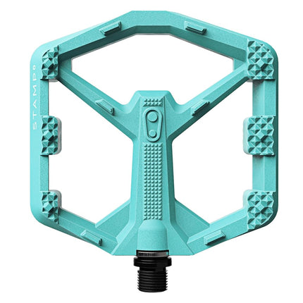 Crankbrothers Stamp 0 MTB Pedals, Turquoise, Size Large